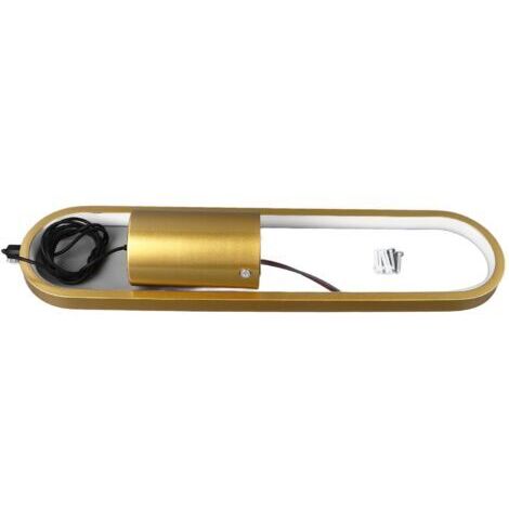 Lustre simple 18 W, luminaire suspendu moderne à 3 températures de couleur, 85 à 265 V, pour chambre à coucher, salon, doré