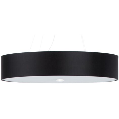 Lustre Skala tissu, verre, acier 6xE27 Sollux