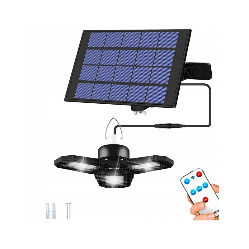 Lustre Solaire Lampe Led Jardin Ampoule 60 Led