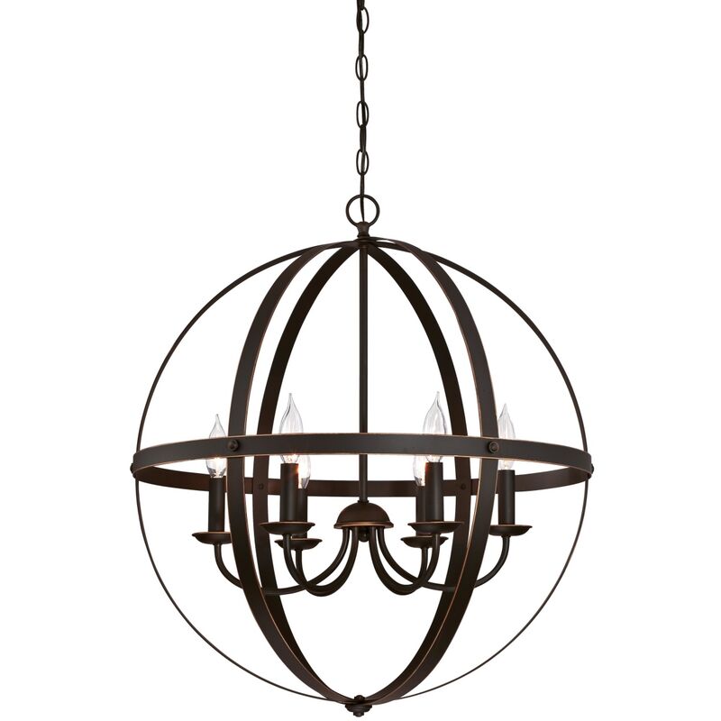 Westinghouse - Lustre Stella Mira Bronze 6 Ampoules