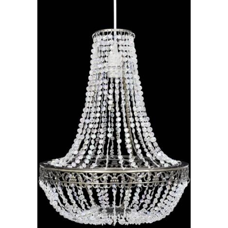 Lustre suspendu Crystal 36,5 x 46 cm  vidaXL