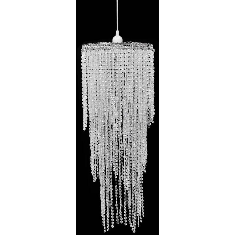 Vidaxl - Lustre suspendu Crystal 26 x 70 cm