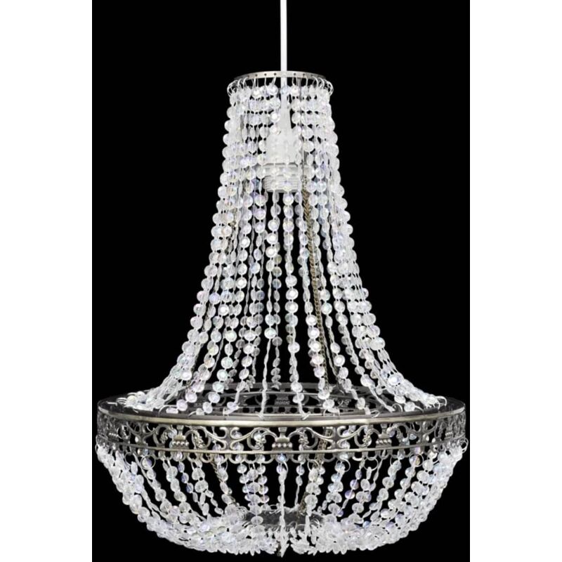 Vidaxl - Lustre suspendu Crystal 36,5 x 46 cm