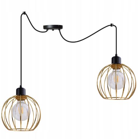 LUSTRE SUSPENDU GOLDEN SPIDER LOFT