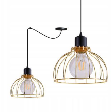 LUSTRE SUSPENDU GOLDEN SPIDER LOFT