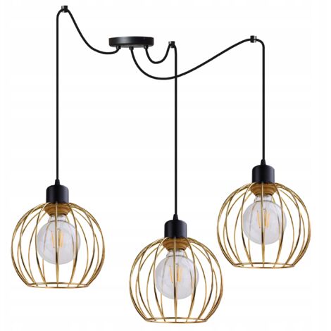 LUSTRE SUSPENDU GOLDEN SPIDER LOFT
