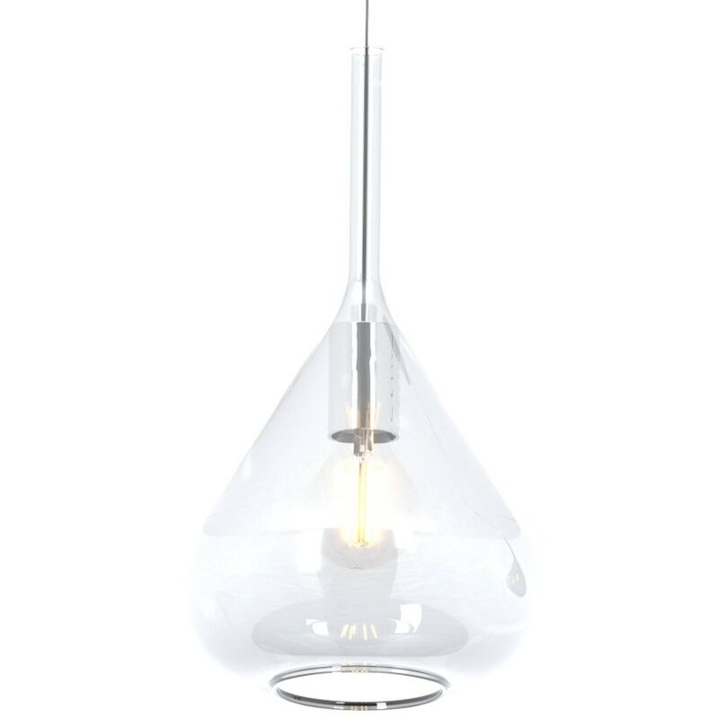 Top-light - Lustre top light kona 1177 cr s1 tr e27 led plafonnier moderne