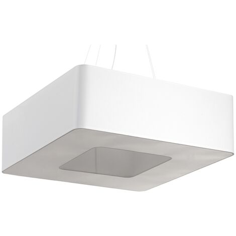 Lustre Urano tissu, PVC, acier 8xE27 Sollux