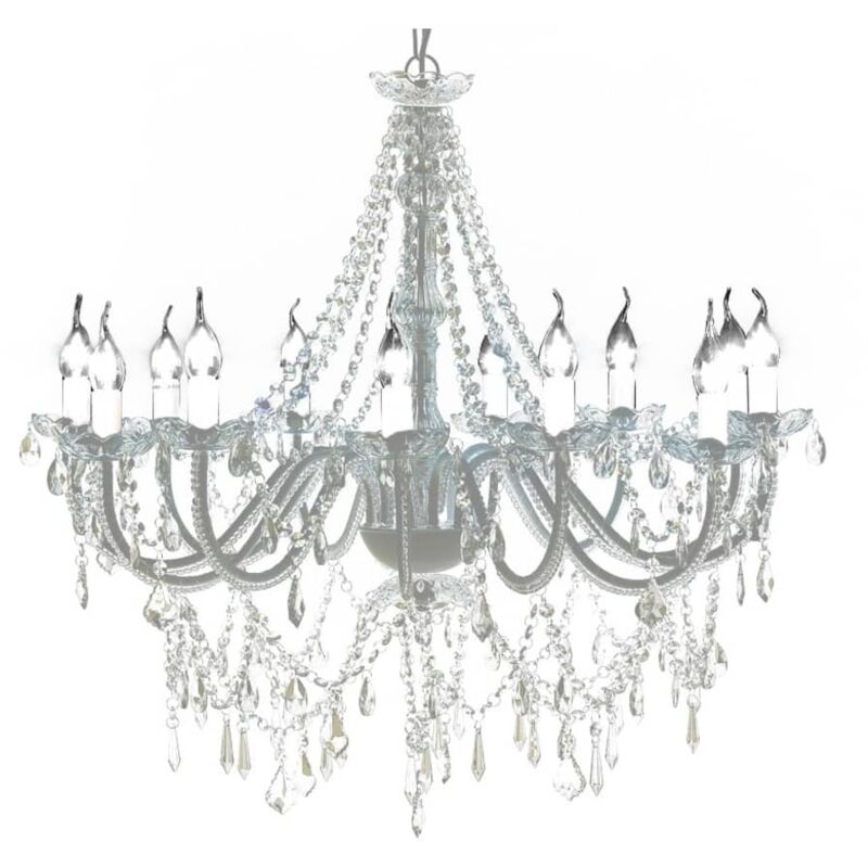 vidaXL Lustre vénitien baroque 12 feux 1600 cristaux