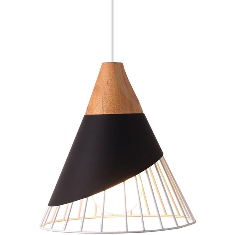 Lustres en art du fer, abat-jour industriel moderne, luminaires suspendus, semi-encastrés, lampe de plafond suspendue, lampe suspendue E27 à tête