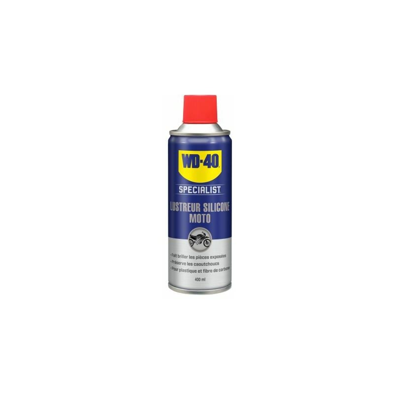 Wd-40 - Lustreur Silicone Moto specialist, Aérosol 400 ml Polissage