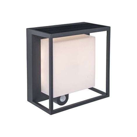 LUTEC Curtis applique solaire LED d'extérieur avec détecteur PIR