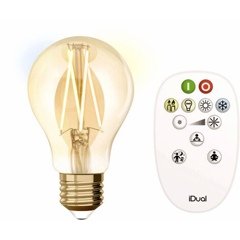 Lutec idual whites led filament a60 806lm AMBER