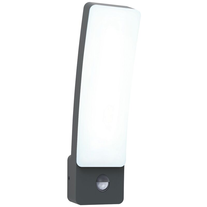 

LED Wandlampe Kira mit Bewegungsmelder lámpara de Pared, Gris Antracita, Gris, 31x11x8,3 - Lutec