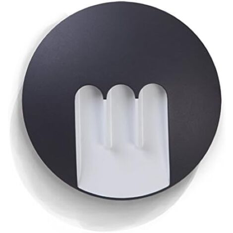 Lutec Mask Lampada da Esterno a LED Integrato 9 W, Grigio Antracite [Classe di efficienza energetica A+]