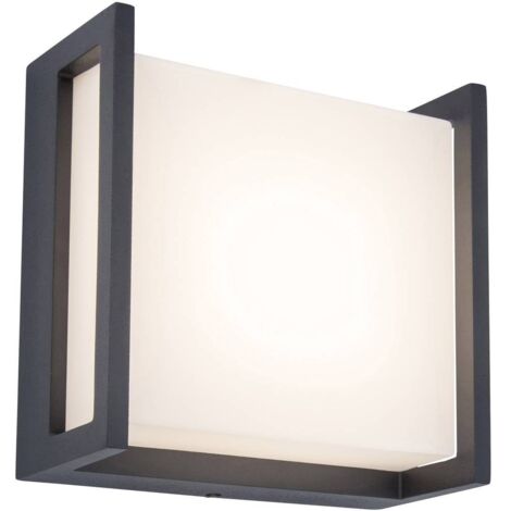 Lutec QUBO 5195401118 Lampada da parete per esterni a LED Antracite