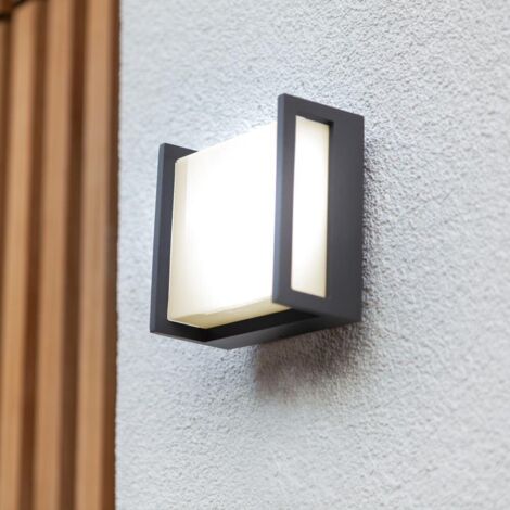CALI Lutec QUBO 5195401118 LED-Außenwandleuchte Anthrazit