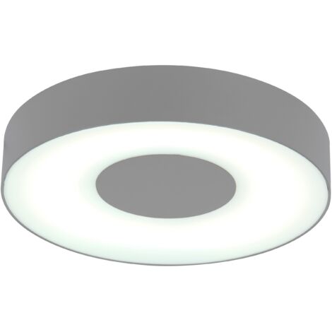 Lutec Ublo Lampada da Esterno a LED Integrato 16.5 W, Grigio Chiaro, 26.3 X H 4.5 cm