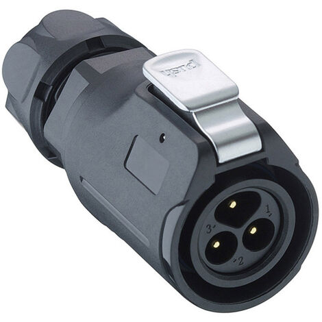 Lutronic 0251 03 Rundsteckverbinder Stecker, gerade Gesamtpolzahl: 3   1 St.