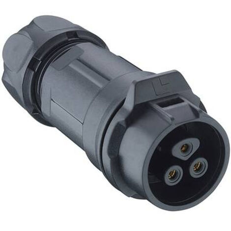 Lutronic 0261 02 Connecteur rond femelle, droit Nombre total de pôles: 2 1 pc(s)