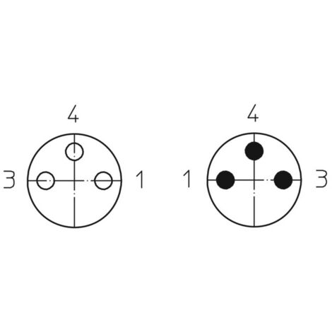 Lutronic 1133 Cavo di collegamento per sensore o attuatore M8 5.00 m Numero di poli: 3 1 pz.