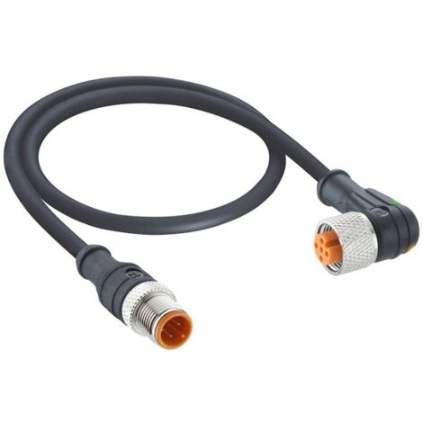 Lutronic 1162 Cavo di collegamento per sensore o attuatore M12 Spina dritta, Presa angolata 5.00 m Numero di poli: 4 1