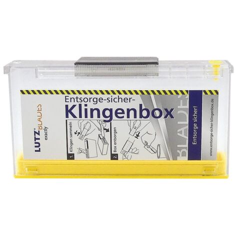 LUTZ Sicherheits-Klingenbox 120x65x25mm BLADES