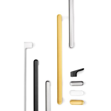 Luv - Asa 192Mm Z618 Latón Cepillado  - LUV - Elegante gama de tiradores de forma cóncava