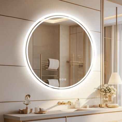  ANTEN - Espejo LED para baño, espejos de tocador