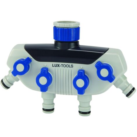 LUX TOOLS - ALIMENTAZIONE QUADRUPLA CONVALVOLA LUX COMFORT PER RUBINETTO DA 3/4