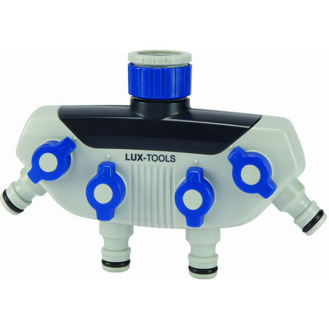 LUX TOOLS - ALIMENTAZIONE QUADRUPLA CONVALVOLA LUX COMFORT PER RUBINETTO DA 3/4