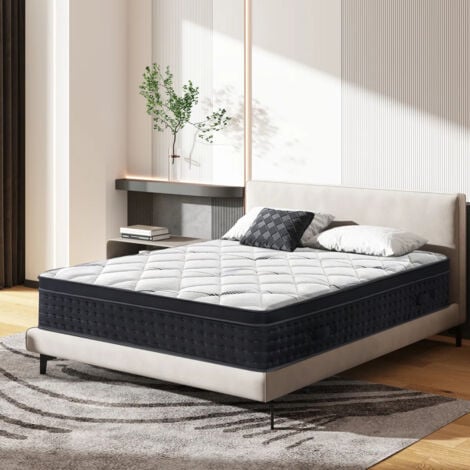 IZTOSS 140x200 cm - Épaisseur 22 cm - Matelas de luxe en Mousse - Haute Densité - Ultra Respirante - Confort Équilibré - Idéal pour une Chambre Moderne Minimaliste