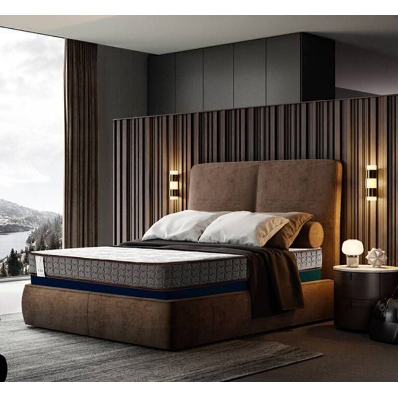 Iztoss - Matelas 180x200cm - Épaisseur 15 cm - Matelas Mémoire de Forme pour Adulte Enfant - Zones de Confort Mousse Mémoire Adaptative (180x200x15cm)