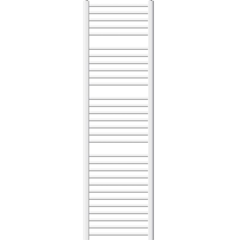 Luxebath Elektrischer Badheizkörper Sahara 500 X 1800 Mm Weiß Gebogen Seitenanschluss Mit Heizstab 1200w Thermostat Digitalanzeige,