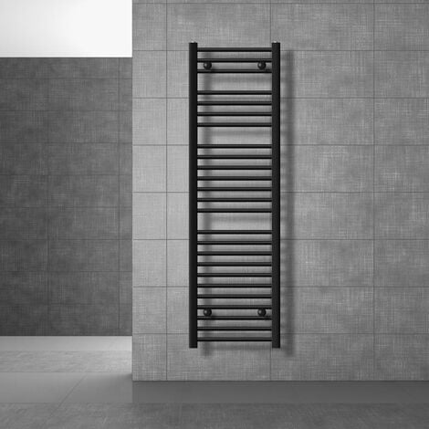 Radiador toallero de agua caliente CODA 160 x 50 cm negro – Entorno Baño
