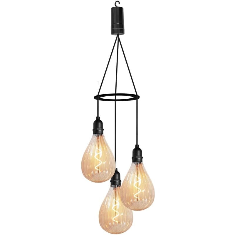 

Luxform Lámpara colgante LED con 3 luces a pilas Galaxy - Negro