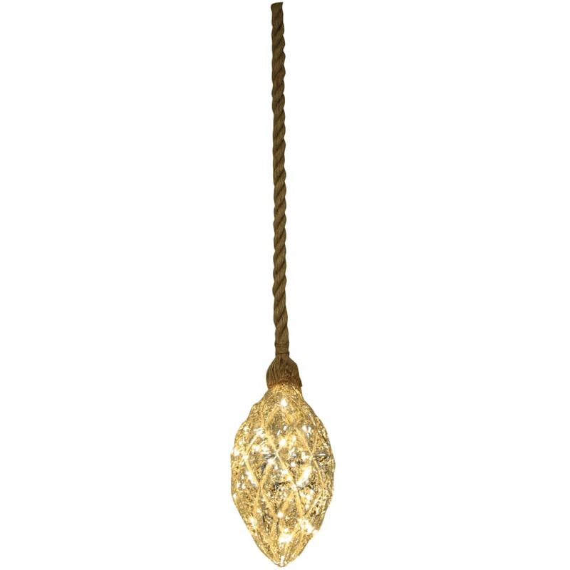

Luxform Lámpara de ambiente LED cona pilas Rope with Pine Cone - Marrón