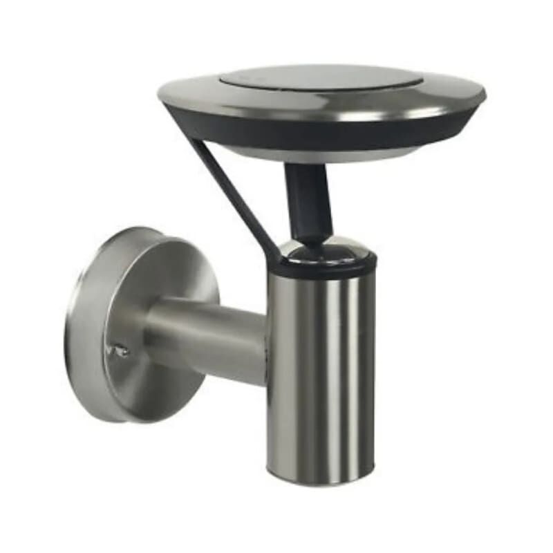 

Luxform Lámpara de pared solar LED de jardín Perpignan - Plateado