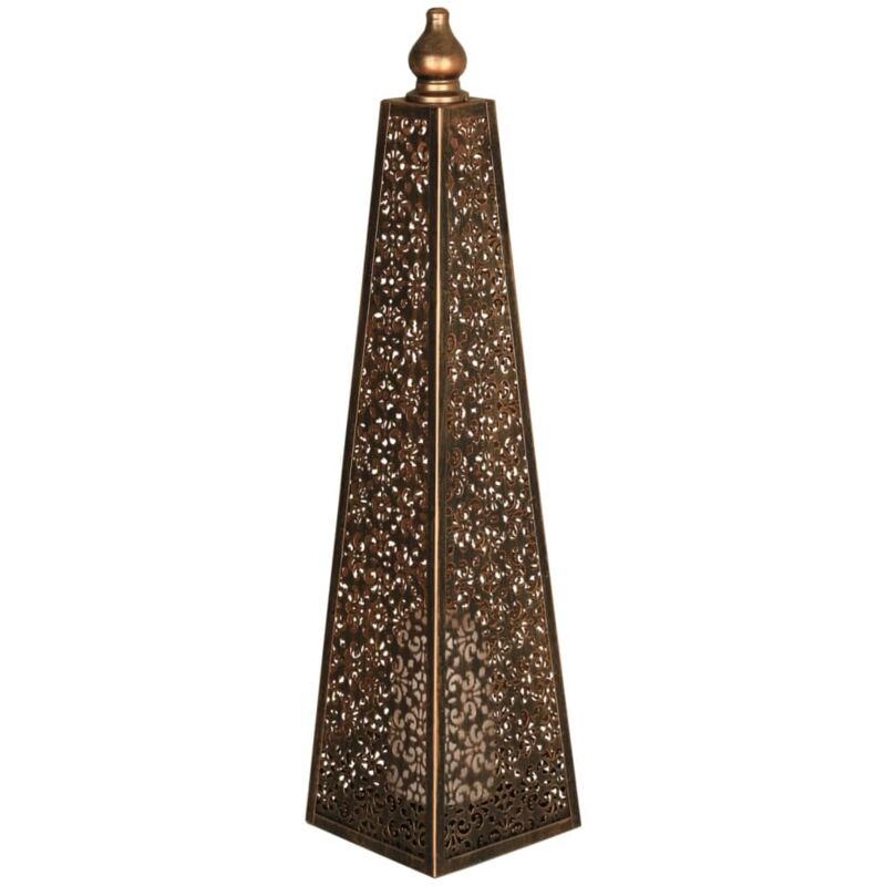 

Luxform Lámpara LED Pyramid 60 cm cobre - Crema