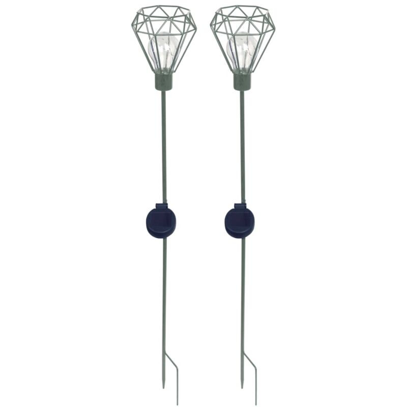 

Luxform Lámpara solar LED con pincho para jardín Diamond 2 uds - Amarillo