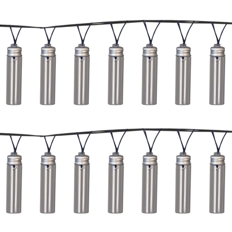 

Luxform Lámparas solares LED para fiestas 14 uds Gordo transparente - Transparente