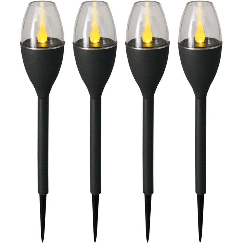 

Luxform Minibaliza solar LED de jardín Jive 4 uds. gris 41466 - Gris