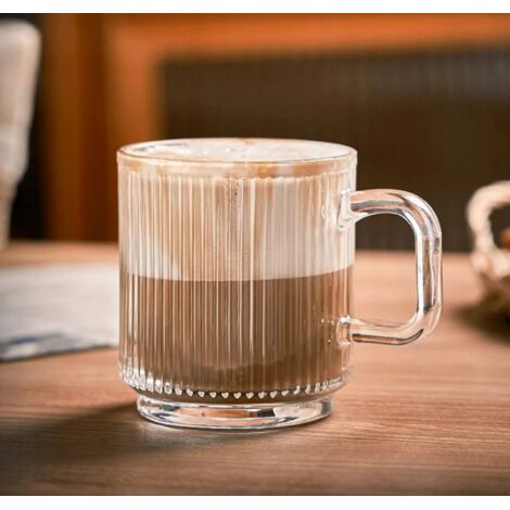 LUXITO Strips 360 ml Kaffee-/Teebecher mit Henkel
