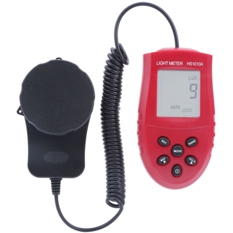 Luxmètre Numérique Portable Haute Précision HS1010A - Mesure Lumière Automatique