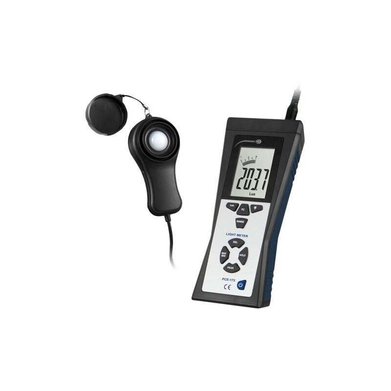 

Luxómetro con rango de medición 40 … 400.000 Lux PCE-172