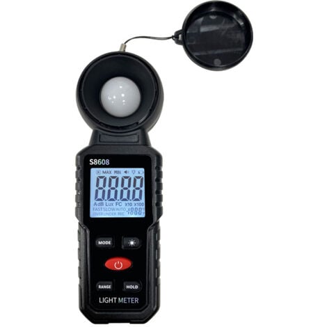 TIGREZY Luxómetro digital de 200 000 luxómetros,Medidor de luxómetro para medir la intensidad de la luz en interiores y exteriores, para fotografía en película y cultivo de plantas.