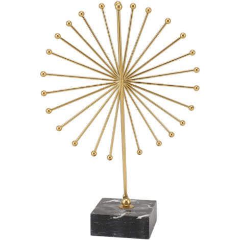 Luxuriöse, moderne Metallskulptur – Handgefertigte Dekoration für Büro und Wohnzimmer – 7140L0102