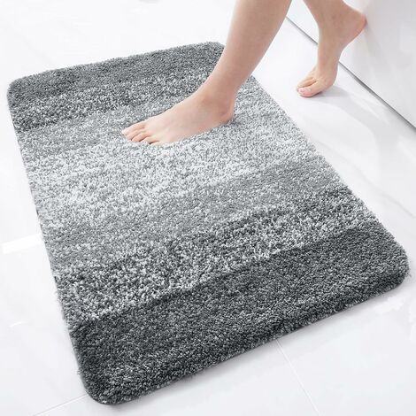 Color&Geometry Green Bathroom Rugs- Non Slip, Absorbent, Thick, Soft,  Washable Bath Mat, 20x32 Small Bath Rug Bath Mats for Bathroom Floor,  Shower