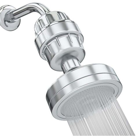 Luxury Filtered Shower Head Set - Filtered Shower Head Removes Chlorine, Heavy Metals, Impurities and Softens Water - High Pressure Shower Head with Vitamin C and E Cartridges