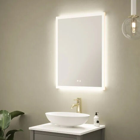 Luxury Illuminated LED Mirror Touch Sensor Dimmable